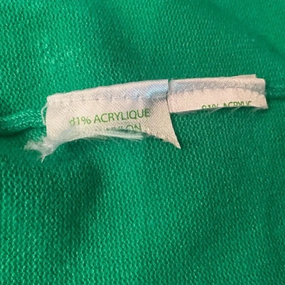 Lily Pulitzer Morgen Sweater Kelly Green Top Size Small Feminine Coquette - Picture 9 of 9